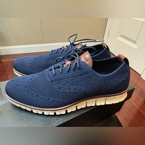 Cole Haan ZeroGrand Marine Blue size 10.5 Brand New . Box included